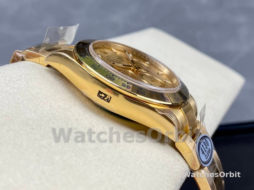 Rolex Cosmograph Daytona 116528 Champagne Index Dial 40MM Mens Replica Watch
