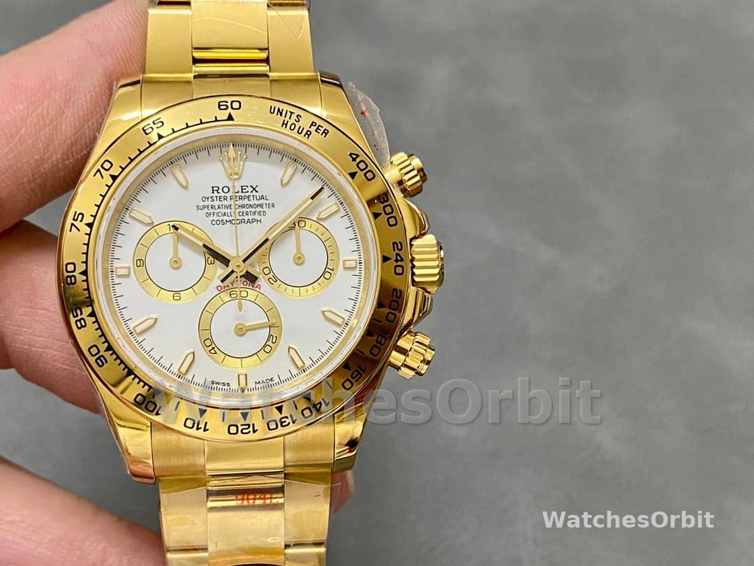 Rolex Cosmograph Daytona 116528 White Index Dial 40MM Mens Replica Watch