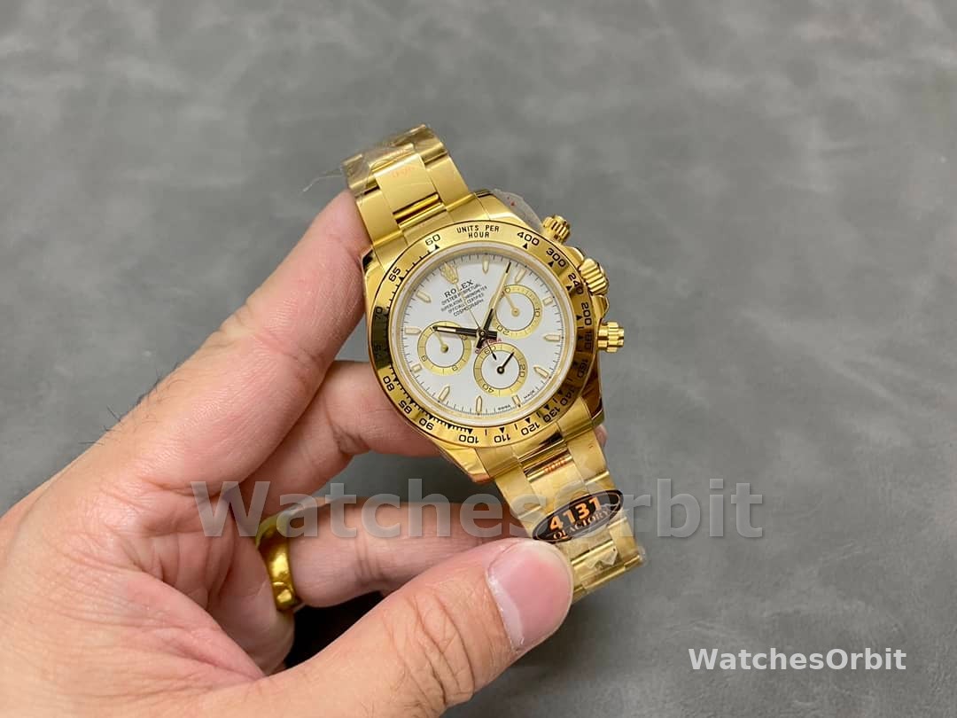 Rolex Cosmograph Daytona 116528 White Index Dial 40MM Mens Replica Watch
