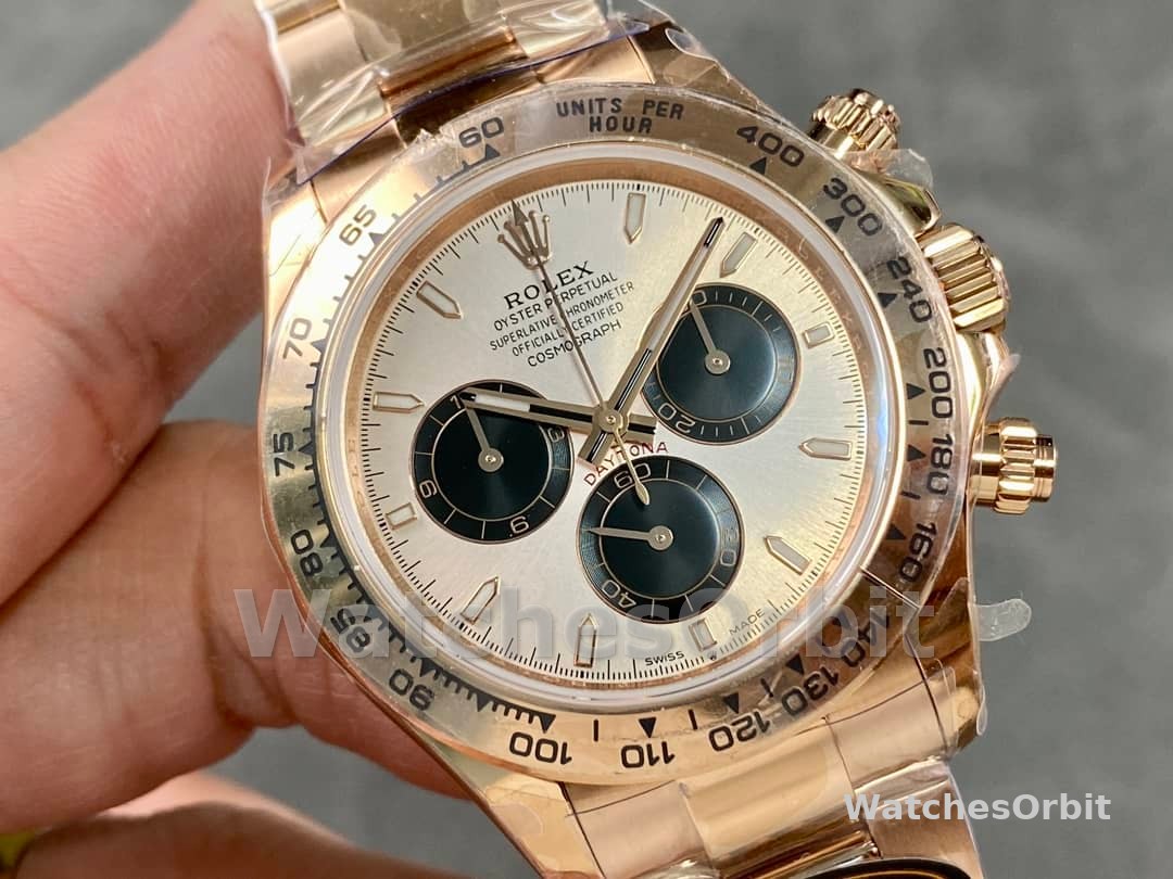 Rolex Cosmograph Daytona 126505 0003 Oyster Bracelet Rose Champagne Dial 40mm Mens Replica Watch