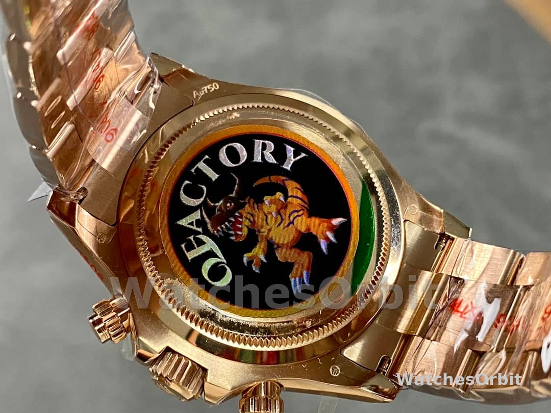 Rolex Cosmograph Daytona 126505 0003 Oyster Bracelet Rose Champagne Dial 40mm Mens Replica Watch