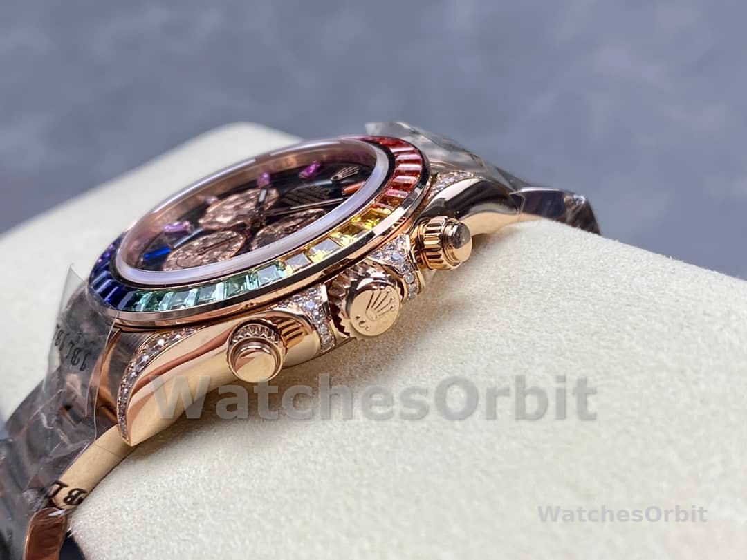Rolex Cosmograph Daytona 40mm Black Sapphire Rainbow Dial 116595RBOW