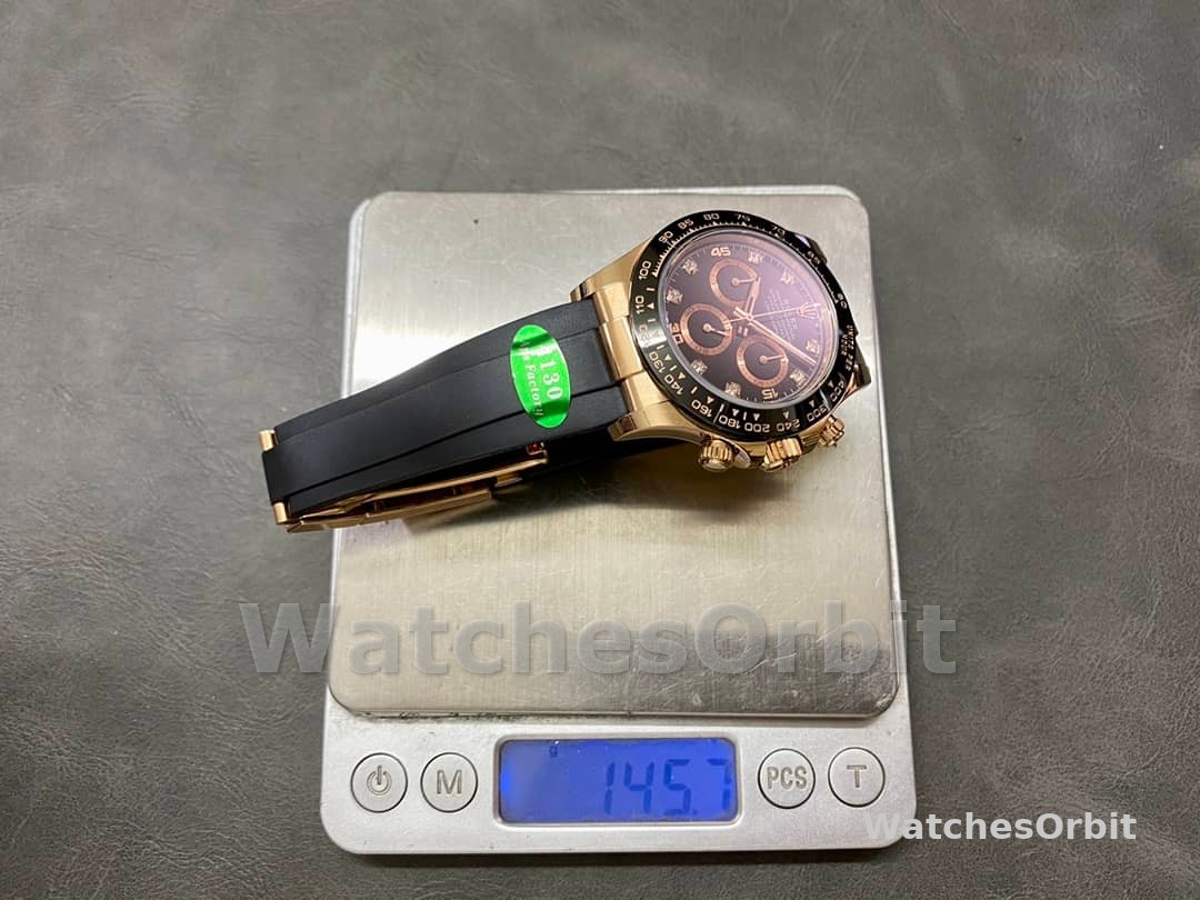 Rolex Cosmograph Daytona Rose Gold Case Black Dial 116515ln 0057
