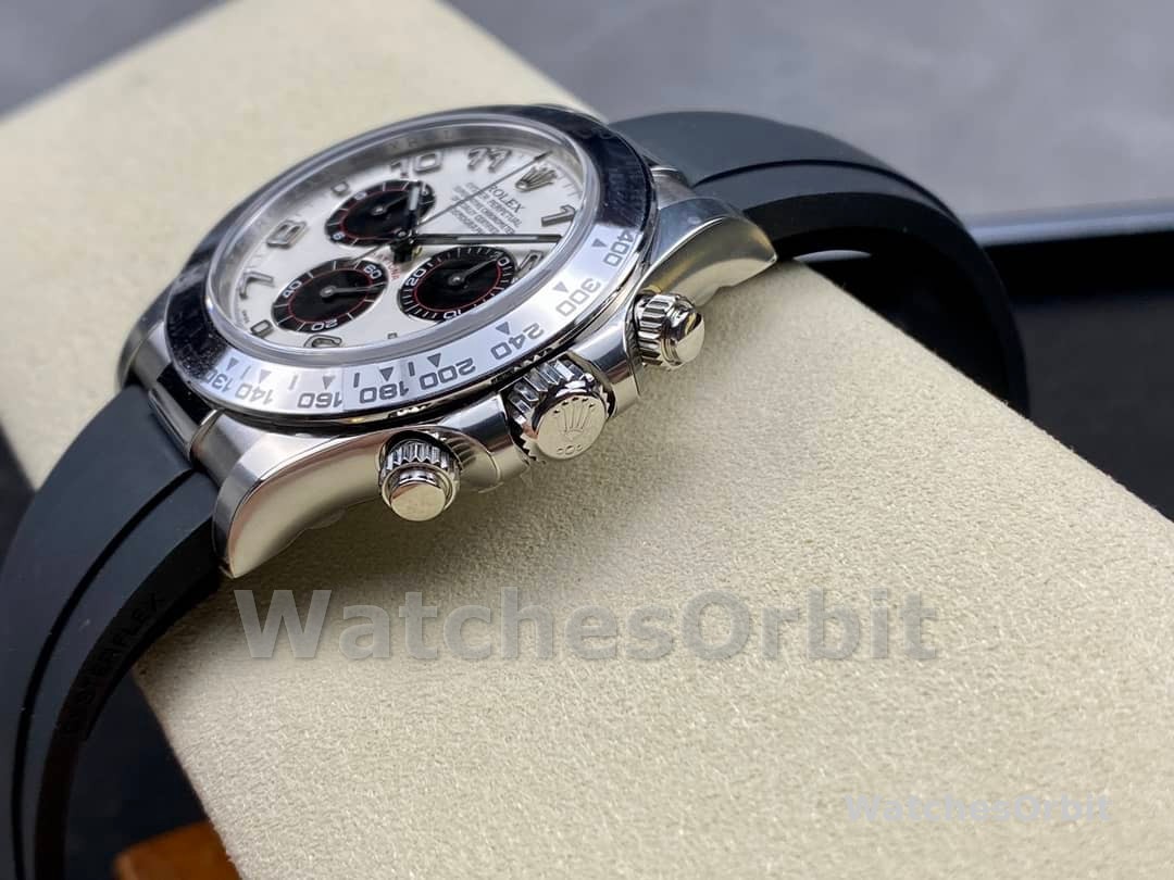 Rolex Cosmograph Daytona White Gold Case Panda Dial 116519 Men's Watch
