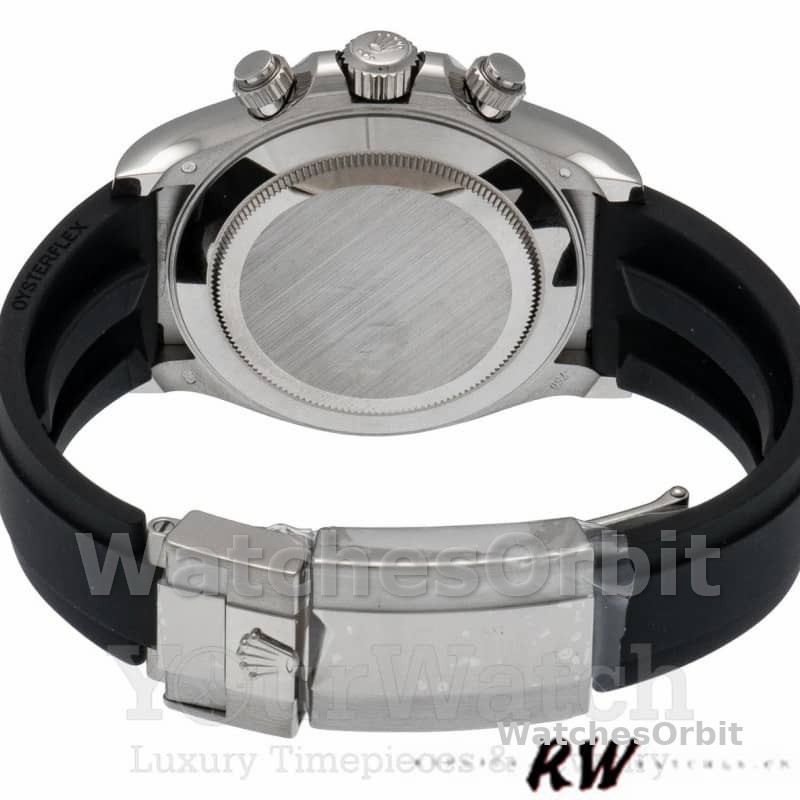 Rolex Daytona 116519 Black Dial Black Rubber strap 40mm Mens Replica Watch