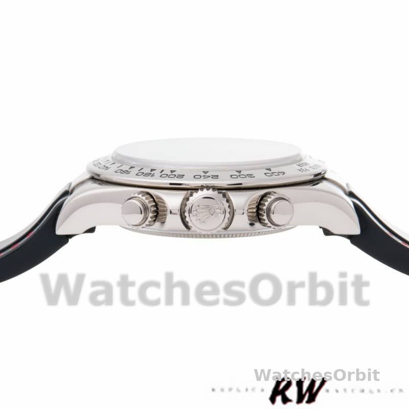 Rolex Daytona 116519 Grey Dial Black RubberB strap 40mm Mens Replica Watch