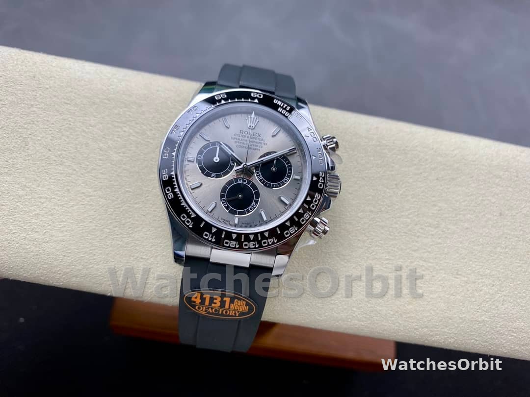 Rolex Daytona 116519 White Gold Grey Dial 40mm Mens Replica Watch