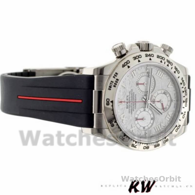 Rolex Daytona 116519MT Meteorite Dial RubberB Strap 40mm Mens Replica Watch