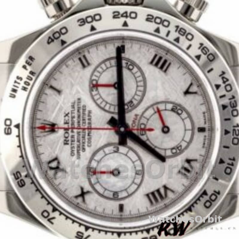 Rolex Daytona 116519MT Meteorite Dial RubberB Strap 40mm Mens Replica Watch