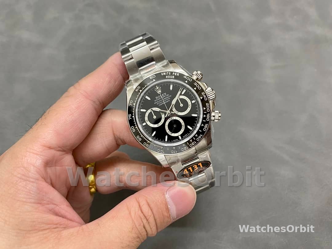 Rolex Daytona 116520 Stainless Steel Case Black Dial 40MM Mens Replica Watch