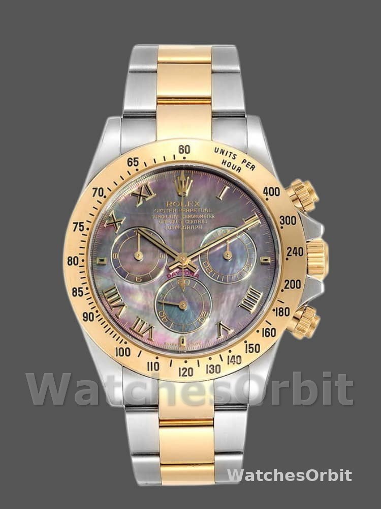 Rolex Daytona 116523 Stainless steel Black MOP Dial 40mm Mens Replica Watch