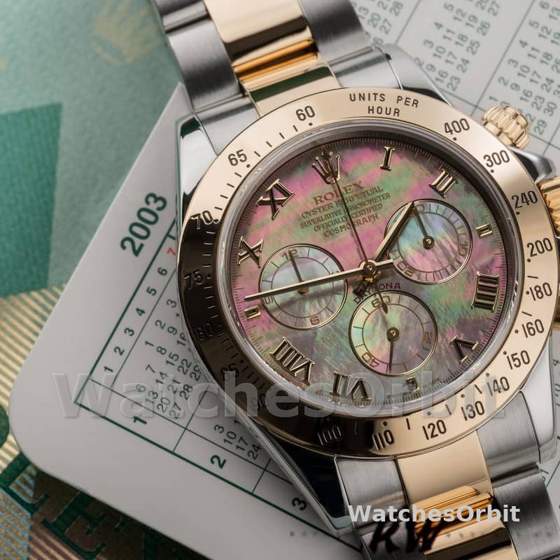 Rolex Daytona 116523 Stainless steel Black MOP Dial 40mm Mens Replica Watch
