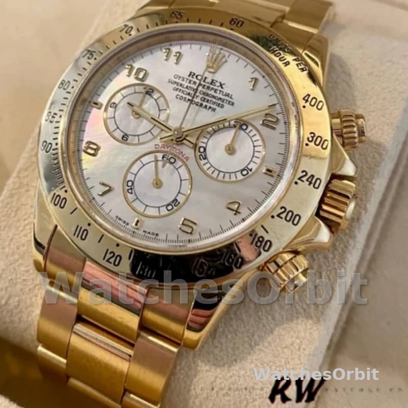 Rolex Daytona 116528 Mother of Pearl Dial 40mm Mens Replica Watch
