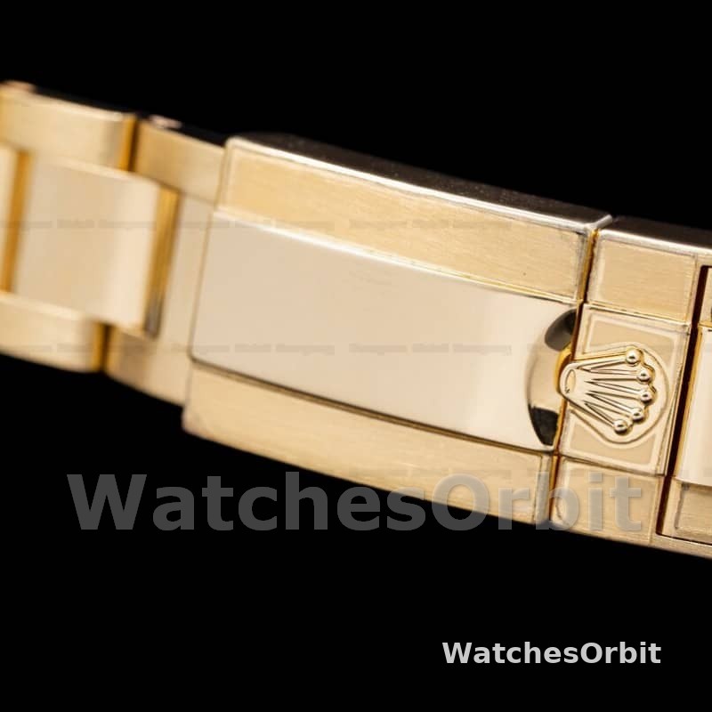 Rolex Daytona 116528 Yellow Gold Champagne Diamond Dial 40mm Mens Replica Watch