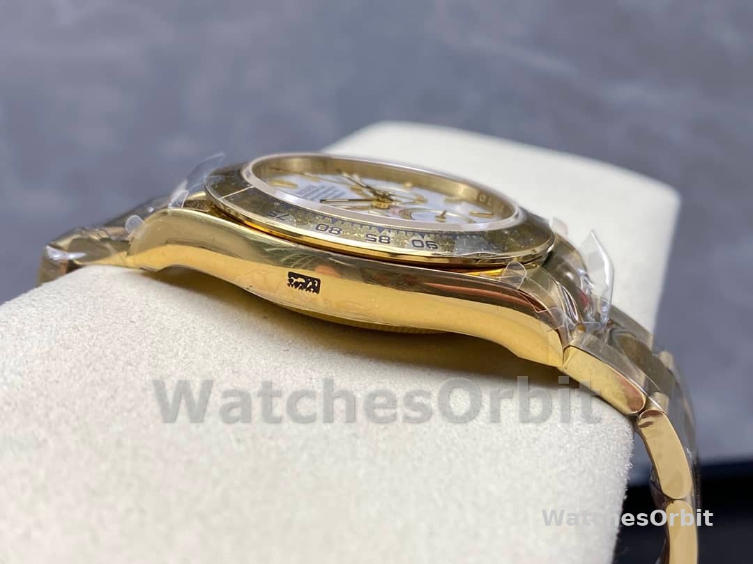 Rolex Daytona 126508 0001 18K Yellow gold White Dial Replica Watch