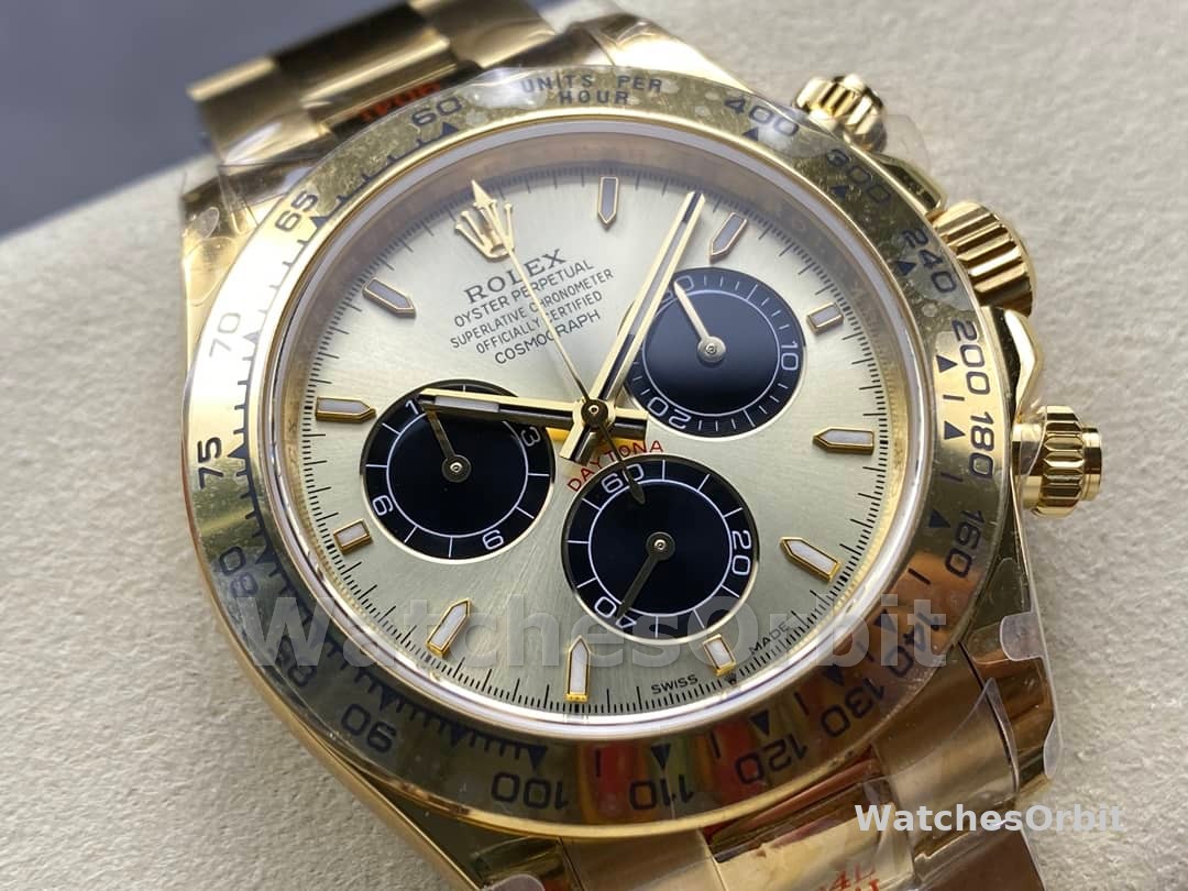 Rolex Daytona 126508 0006 Yellow Gold on Bracelet 1:1 Replica Watch