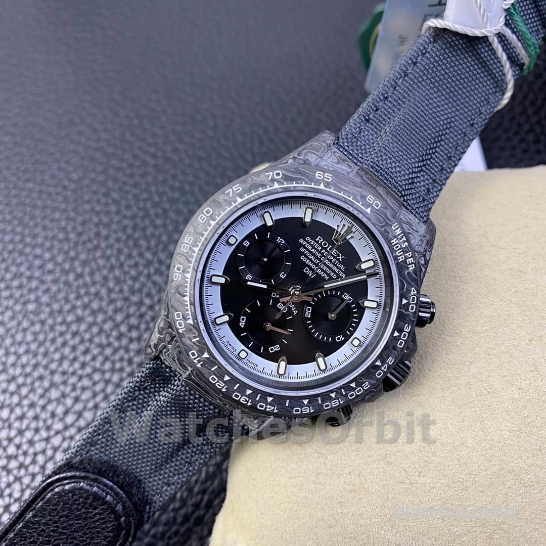 Rolex Daytona Cosmograph DIW Carbon Fiber Black Dial 40mm