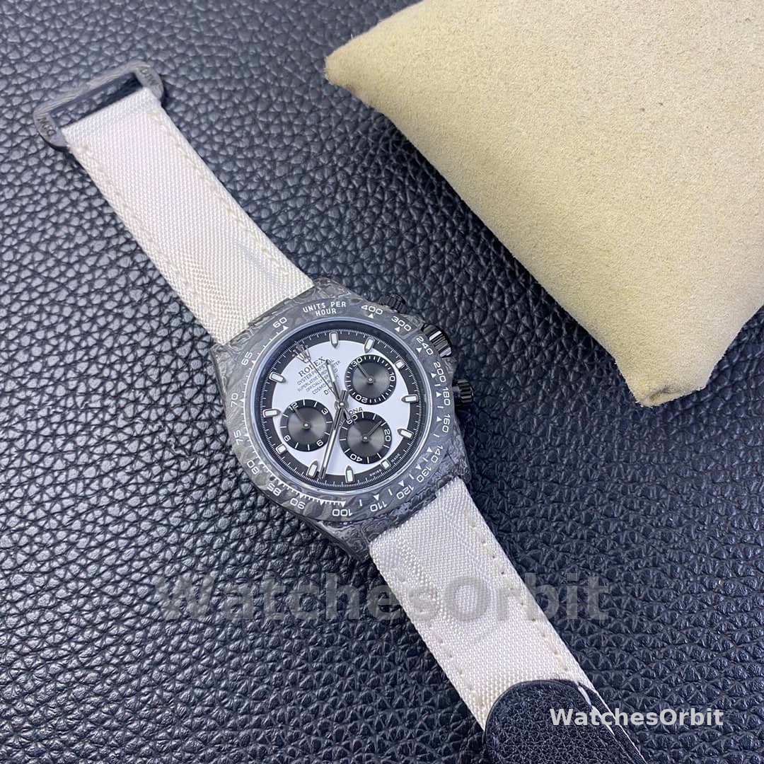 Rolex Daytona Cosmograph DIW Watch Factory Movement Designer 40 Carbonfiber