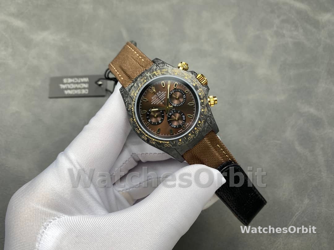 Rolex Daytona DiW Black Gold Customised  NTPT Carbon Fiber 40mm