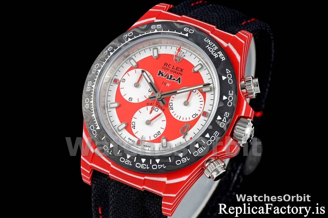 Rolex Daytona Diw x Kakha Kaladze Customised Oyster Red Quartz Carbon Fiber 40mm