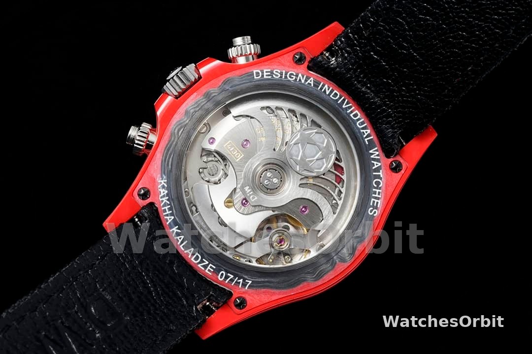 Rolex Daytona Diw x Kakha Kaladze Customised Oyster Red Quartz Carbon Fiber 40mm