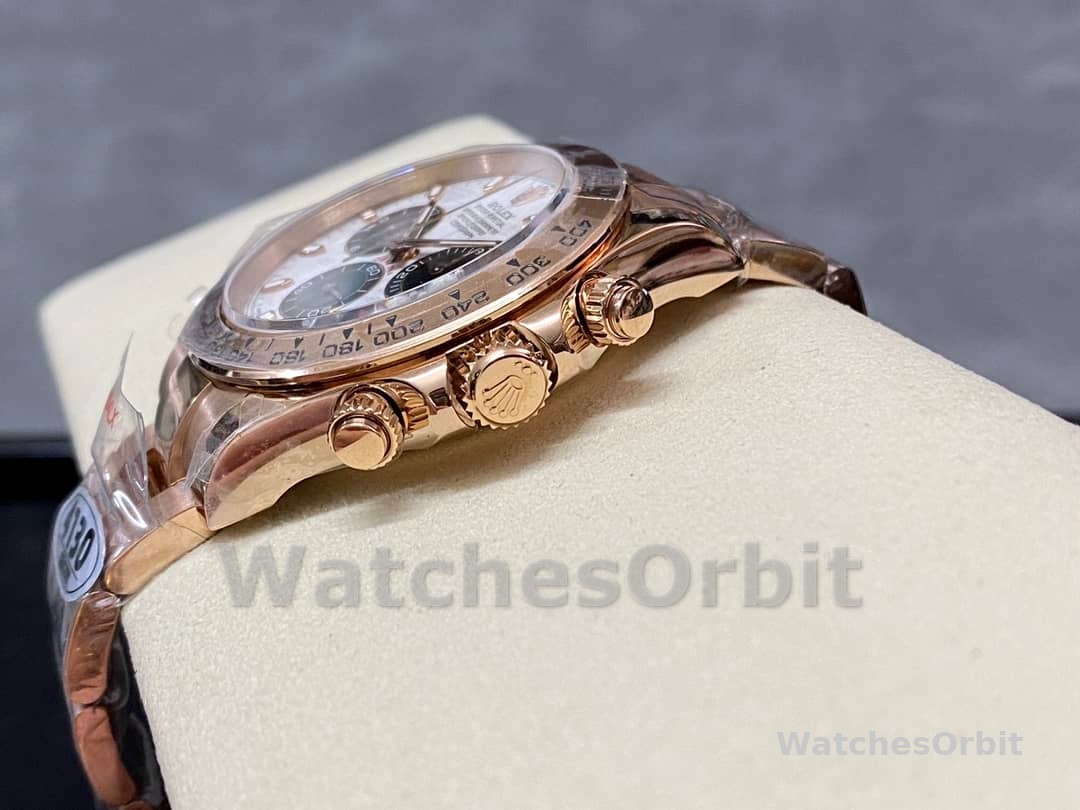 Rolex Daytona m116505 Everose Gold Meteorite Grey Dial 40MM Mens Replica Watch