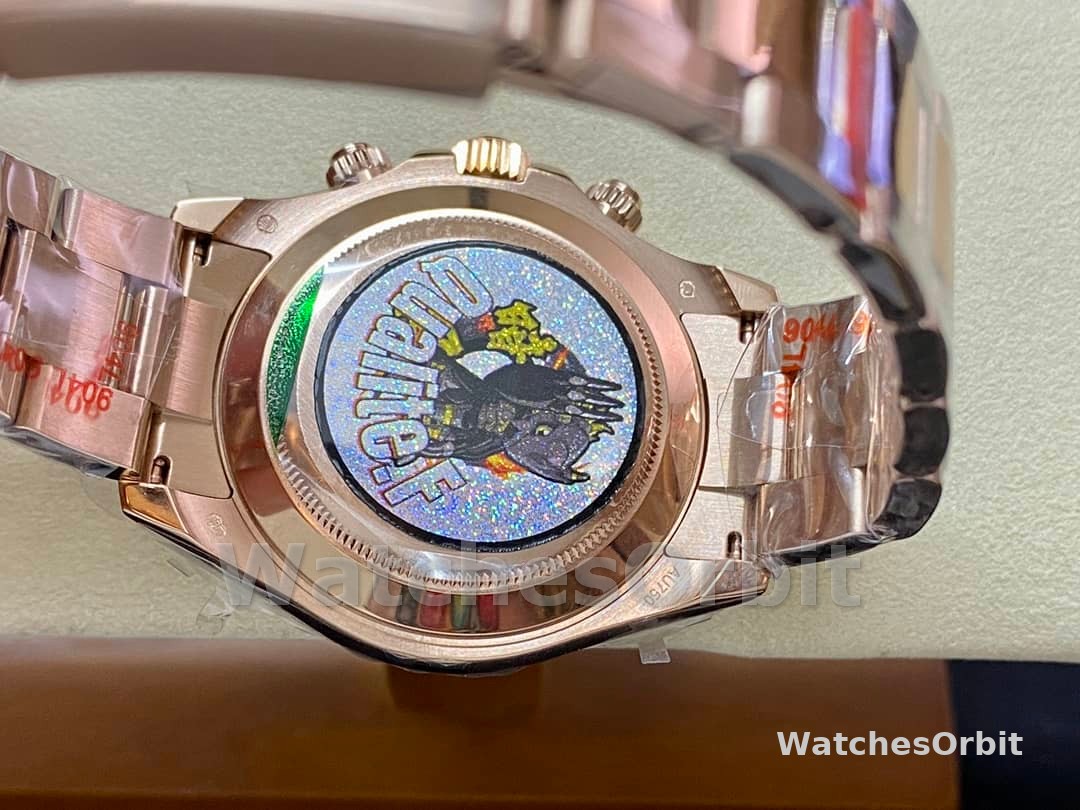 Rolex Daytona m116505 Everose Gold Meteorite Grey Dial 40MM Mens Replica Watch