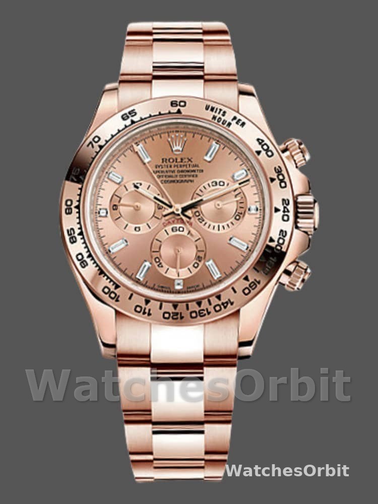 Rolex Daytona m116505 Everose Gold Sundust Pink Dial 40MM Mens Replica Watch