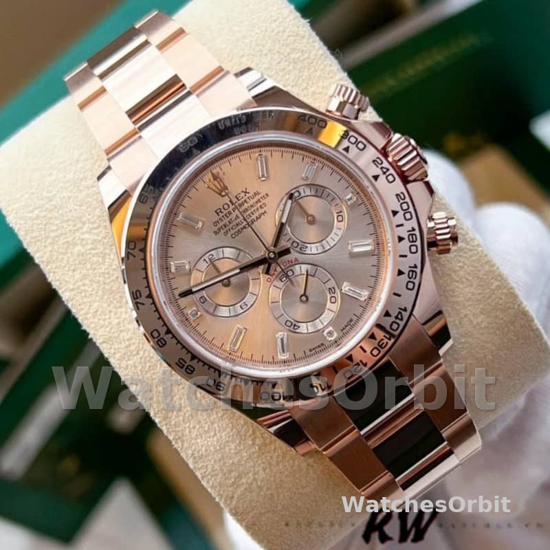Rolex Daytona m116505 Everose Gold Sundust Pink Dial 40MM Mens Replica Watch