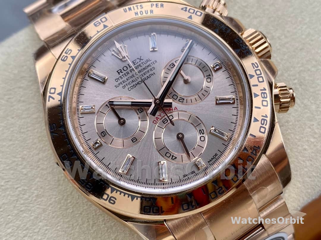 Rolex Daytona m116505 Everose Gold Sundust Pink Dial 40MM Mens Replica Watch