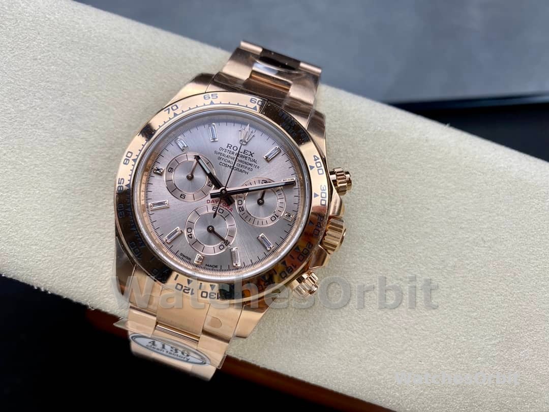 Rolex Daytona m116505 Everose Gold Sundust Pink Dial 40MM Mens Replica Watch
