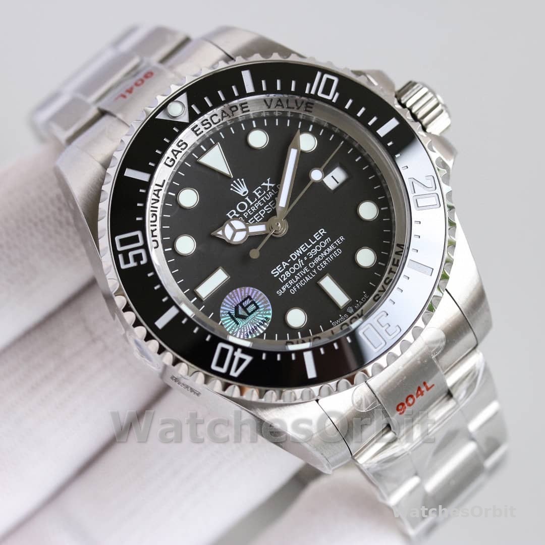 Rolex Deepsea 126660 Black Dial Oyster Steel 44mm Mens replica watch