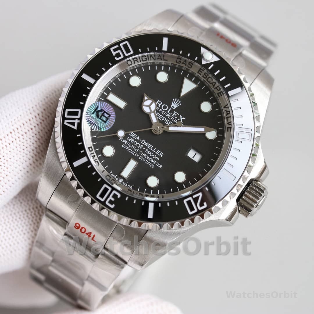 Rolex Deepsea 126660 Black Dial Oyster Steel 44mm Mens replica watch