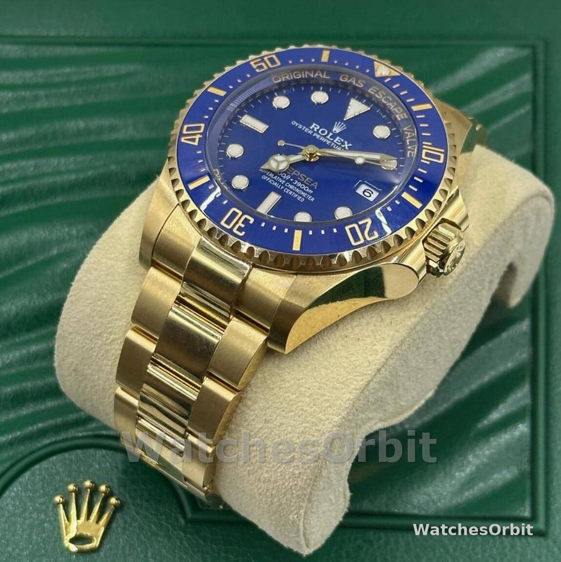 Rolex New 2024 Release Deepsea Gold Blue Dial 136668LB