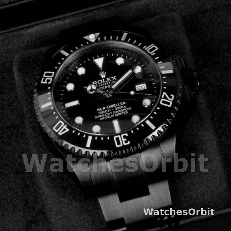 Rolex Sea-Dweller Deepsea 116660 PVD/DLC Coated Stainless Steel Black Dial 44MM Mens Replica Watch