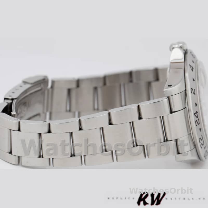 Rolex Explorer II 16570 Stainless Steel White Dial 40MM Mens Replica Watch
