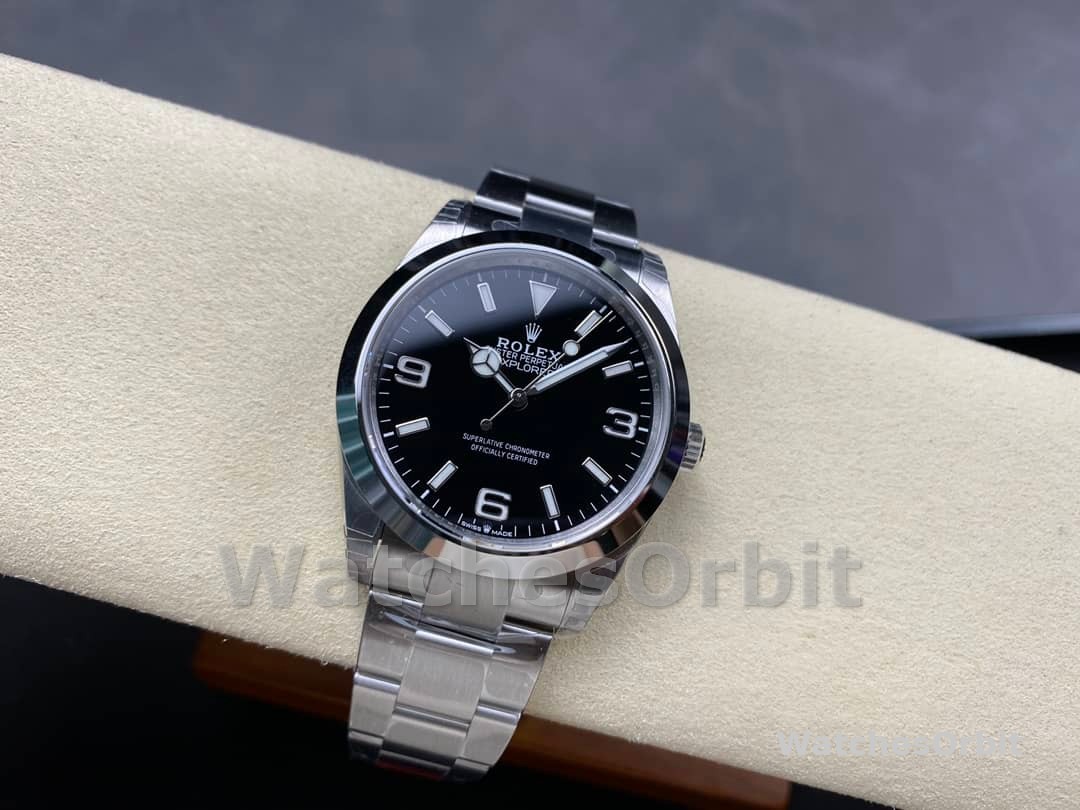 Rolex Explorer SRL156 14270 Stainless Steel Black Dial 36MM Mens Replica Watch