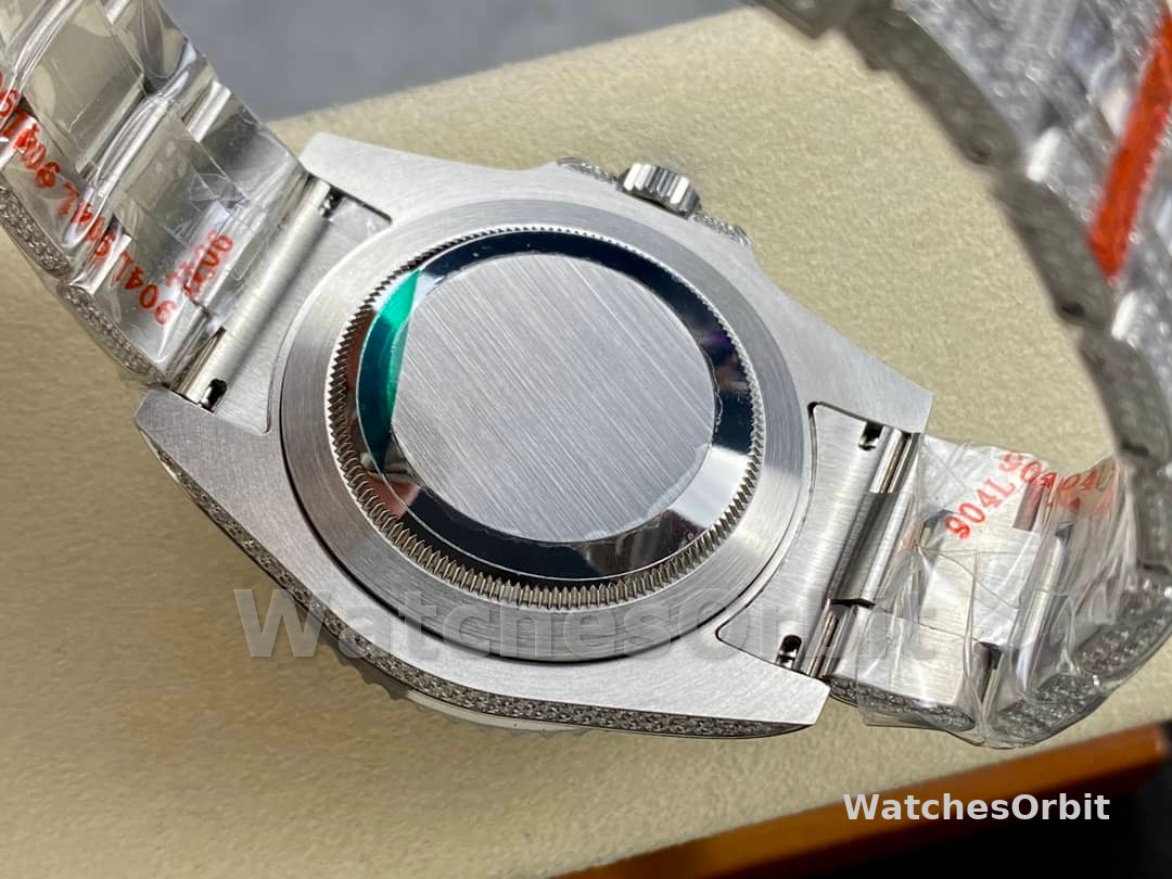 Rolex GMT Master AMG 126710BLRO 40mm With Dual Time & Sapphire Mirror Diamond Watch