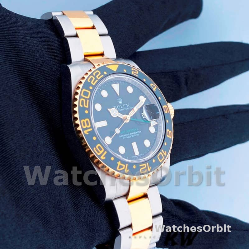 Rolex GMT-Master II 116713LN stainless steel case Black Dial 40mm Mens Replica Watch