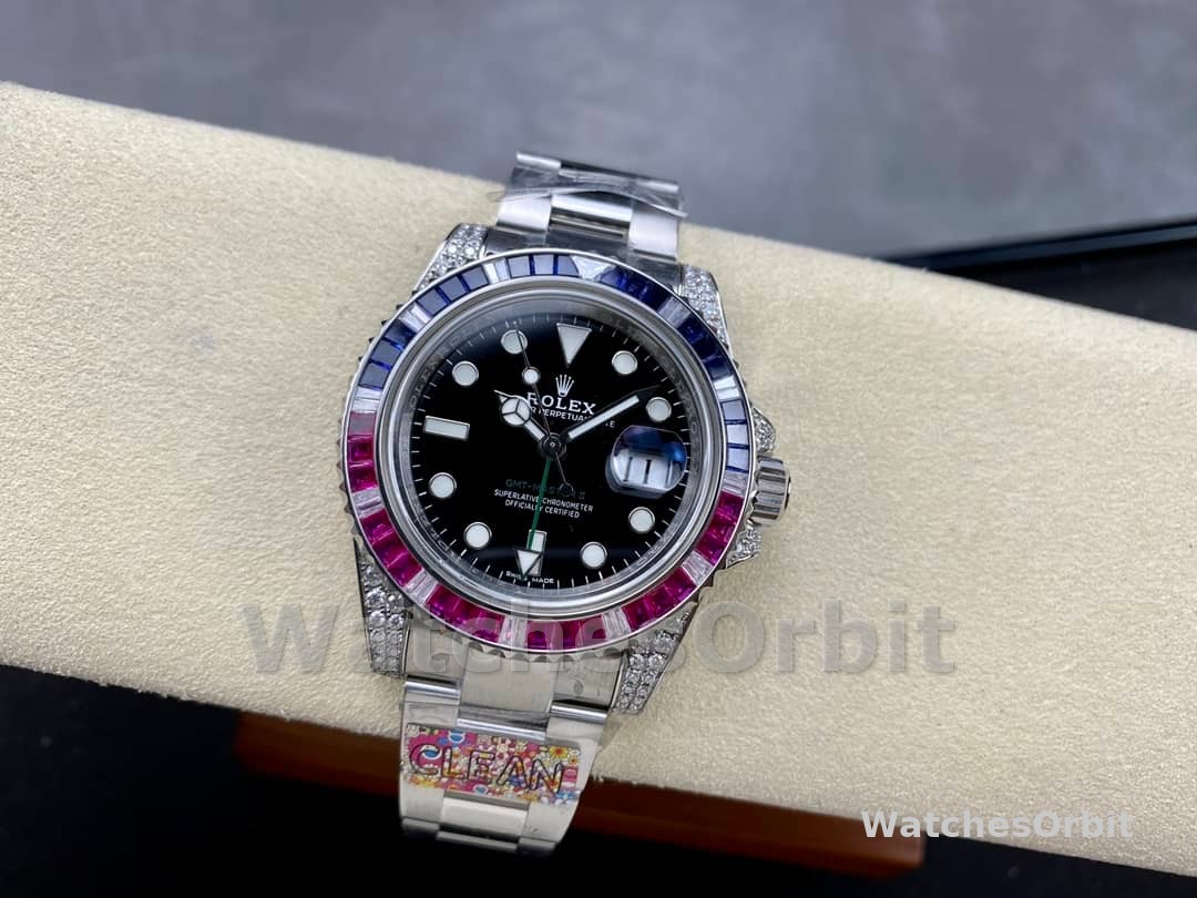 Rolex GMT Master II 116759SA Black Dial 40mm Mens Replica Watch