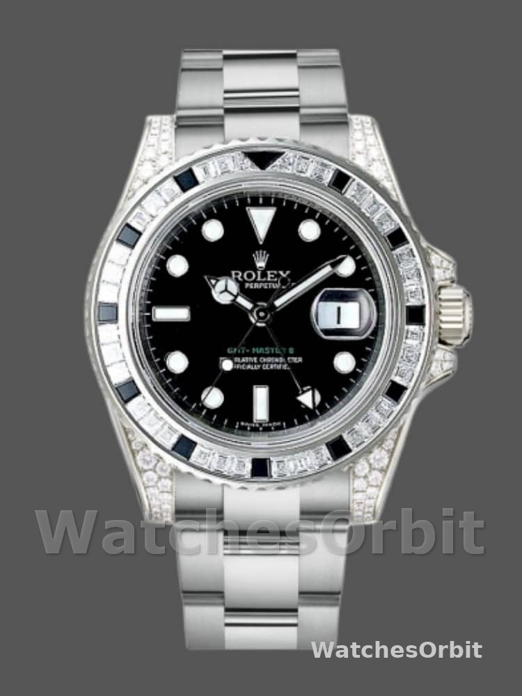 Rolex GMT Master II 116759SANR Black Dial 40mm Mens Replica Watch
