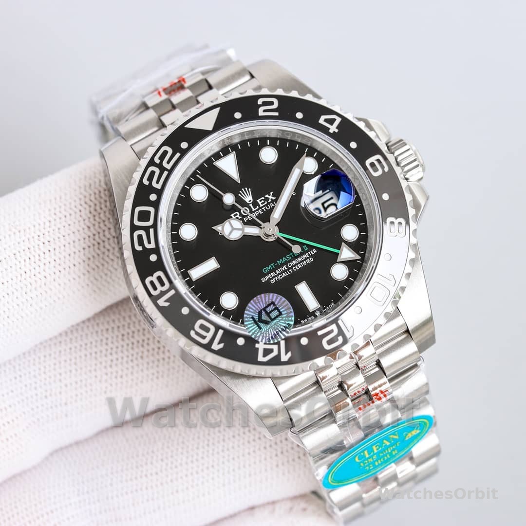 Rolex GMT-Master II 126710BLNR Black Dial Batman Bezel 40MM Mens Replica Watch