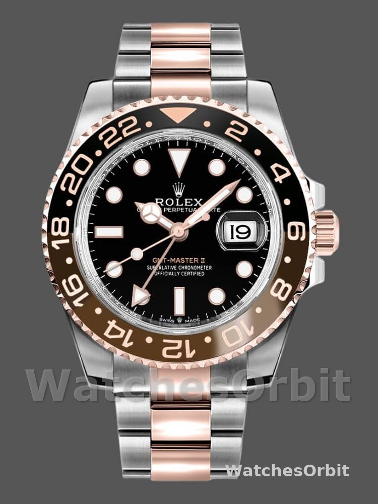 Rolex GMT-Master II 126711CHNR Black Dial 40mm Mens Replica Watch