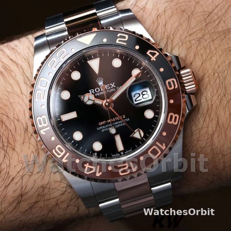 Rolex GMT-Master II 126711CHNR Black Dial 40mm Mens Replica Watch