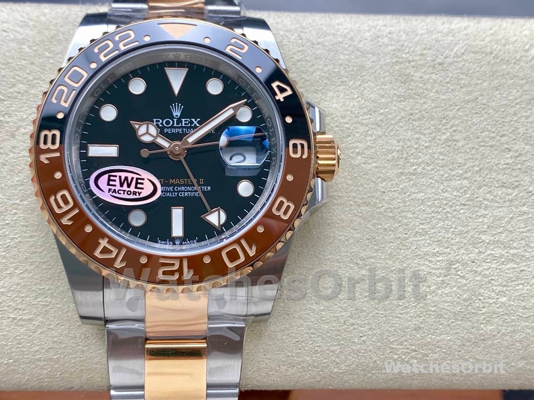 Rolex GMT-Master II 126711CHNR Black Dial 40mm Mens Replica Watch