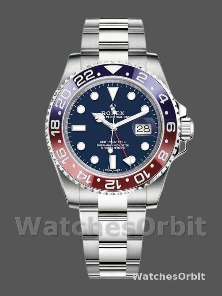 Rolex GMT-Master II 126719BLRO White Gold Blue Dial 40mm Mens Replica Watch