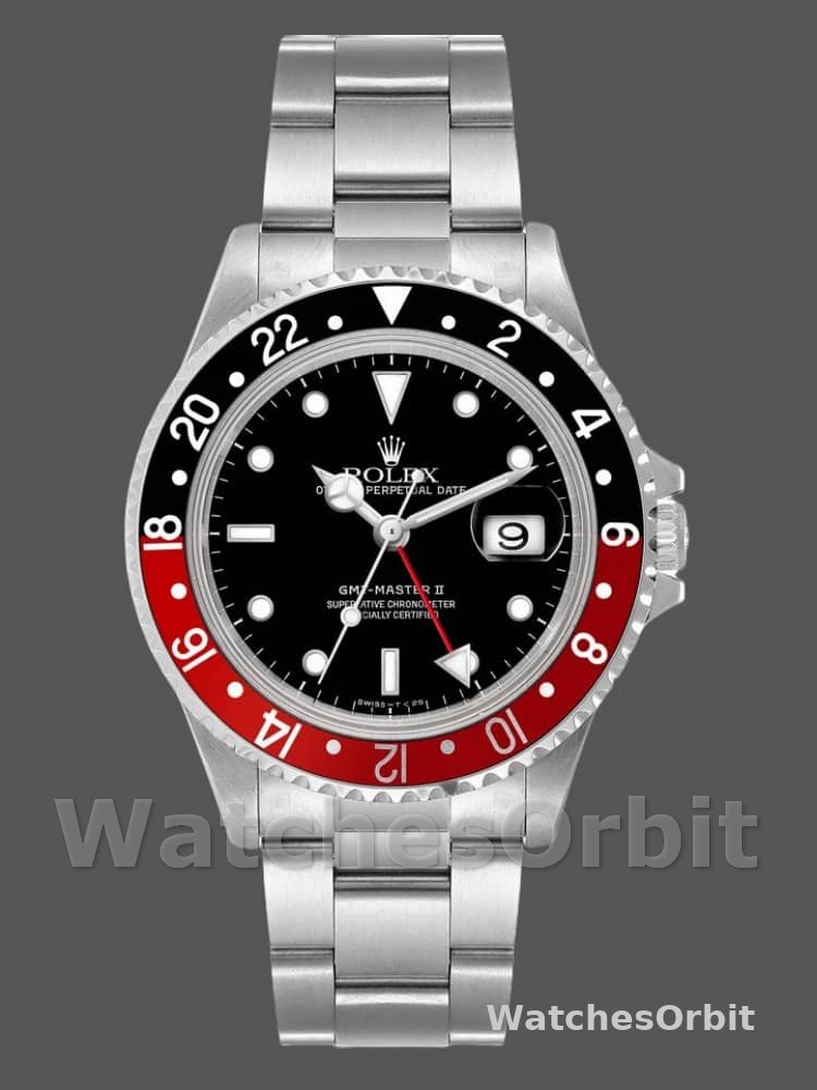 Rolex GMT-Master II 16710 Black Dial Black Red Coke Bezel 40MM Mens Replica Watch