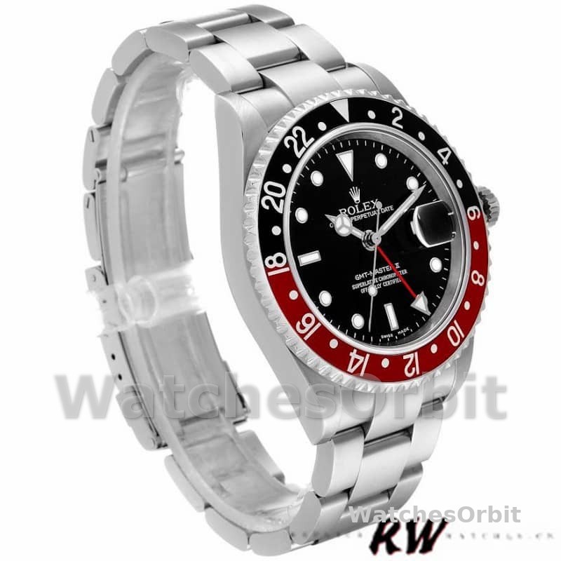 Rolex GMT-Master II 16710 Black Dial Black Red Coke Bezel 40MM Mens Replica Watch