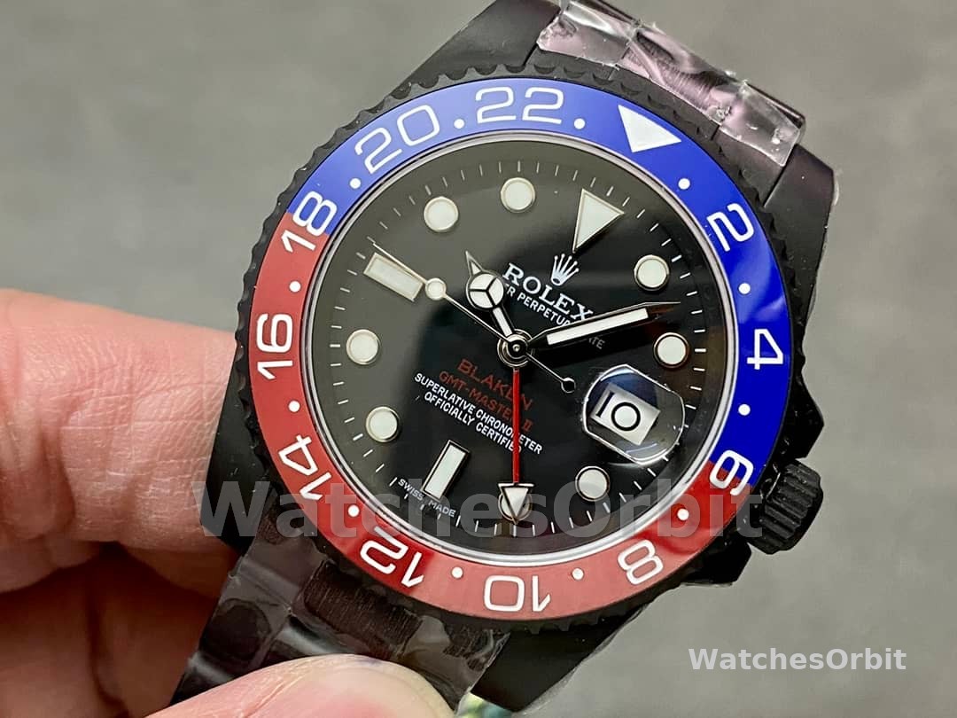 Rolex GMT Master II 40mm Pepsi 126710blro 0002 Black Dial