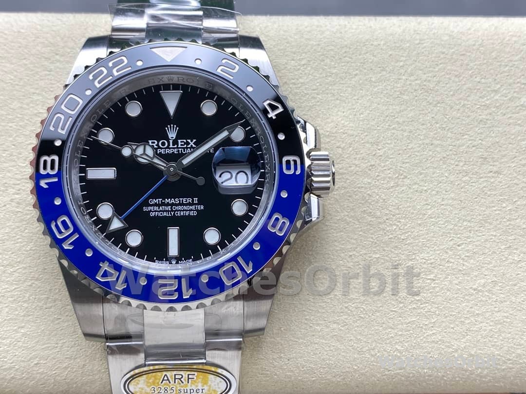 Rolex GMT-Master II Batman 116710BLNR Black Dial 40mm Mens Replica Watch